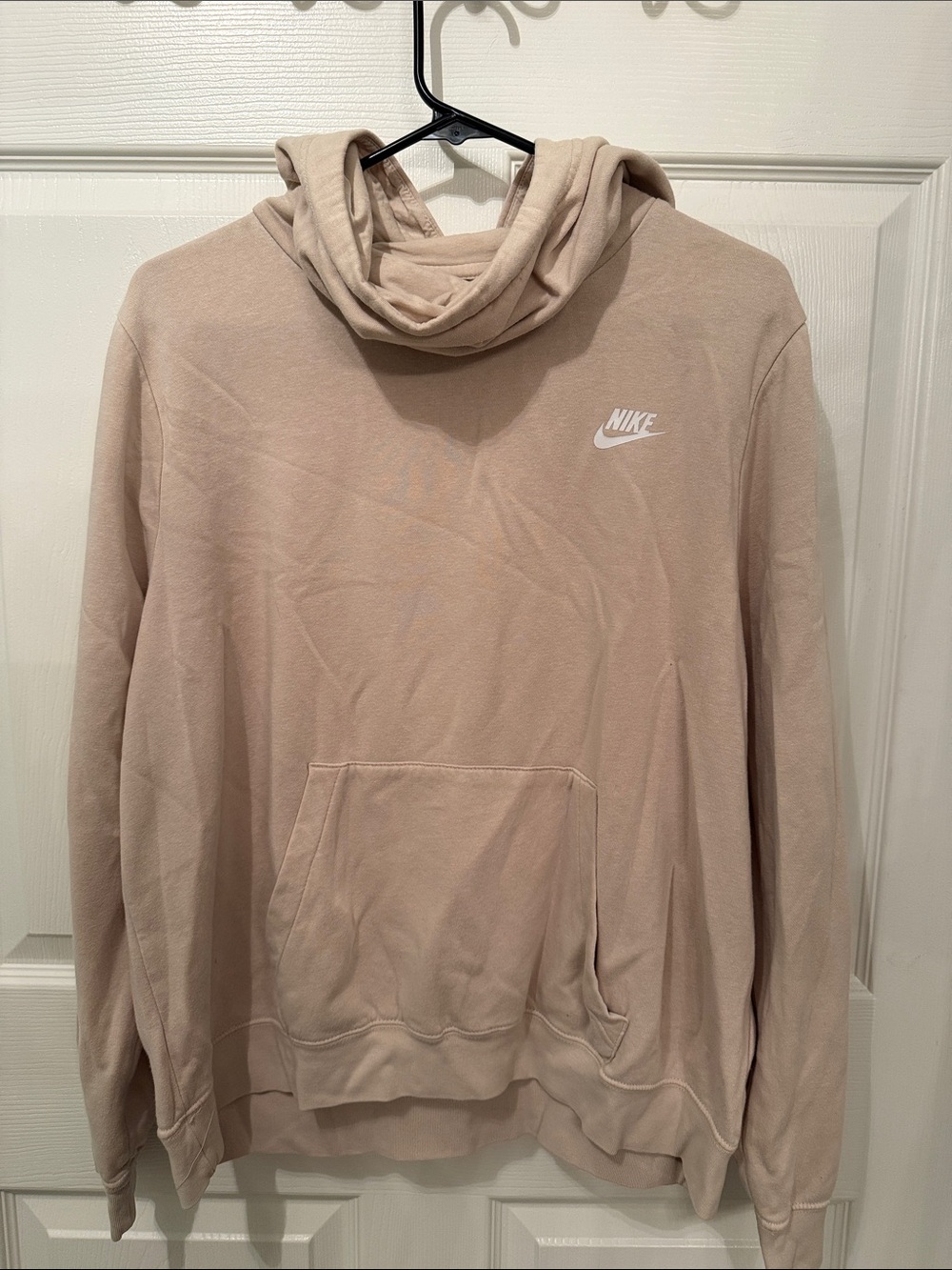 Nike Women's Beige/Tan Hooded Sweatshirt